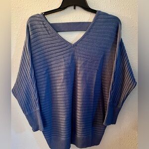 Soho Blue V-Neck Sweater